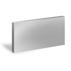 3D Designový plotový panel Hliník bez perforace GRAF 001 Plný – 1900×900 mm